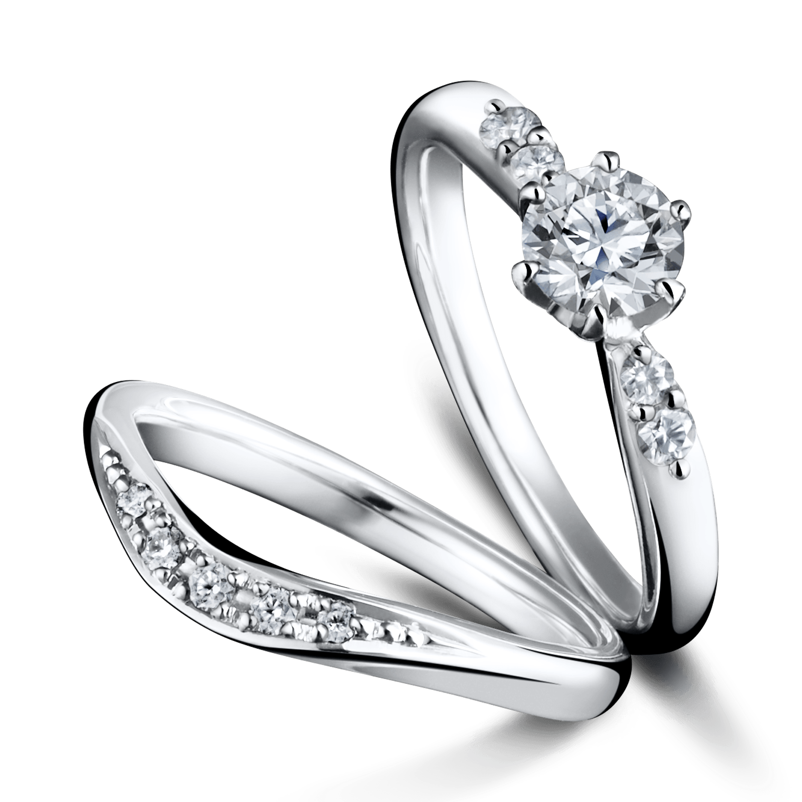婚約指輪スカルリングダイヤモンドエンゲージリングプラチナドクロ