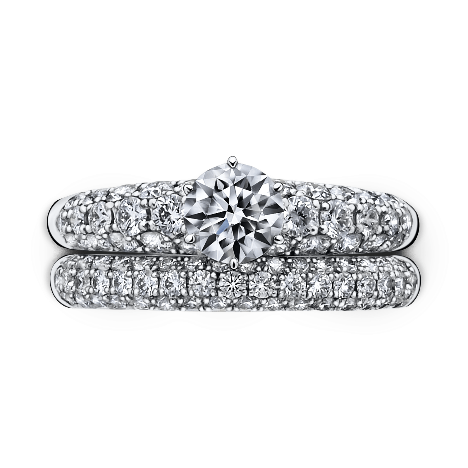PAVE／DUKE ｜ コーディネート・セットリング｜婚約指輪/結婚